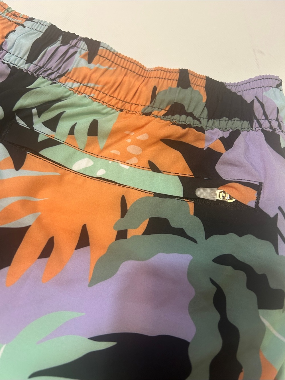 Haven Tropical Leaf Print Swim Trunks Shorts Men’s XL NWT Beach Surf Board Short - Picture 3 of 6